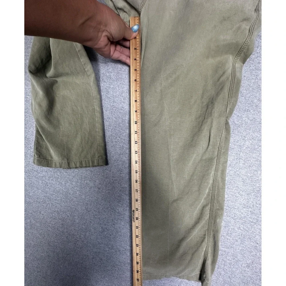 Tommy Bahama Pants Mens 35 Green‎ Relaxed Straight Casual Tencel Cotton Blend